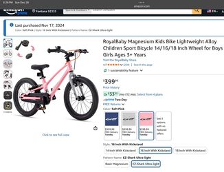 RoyalBaby Magnesium Kids Bike Lightweight Alloy Children Sport Bicycle 16 Inch Wheel for Boys Girls Ages 3+ Years