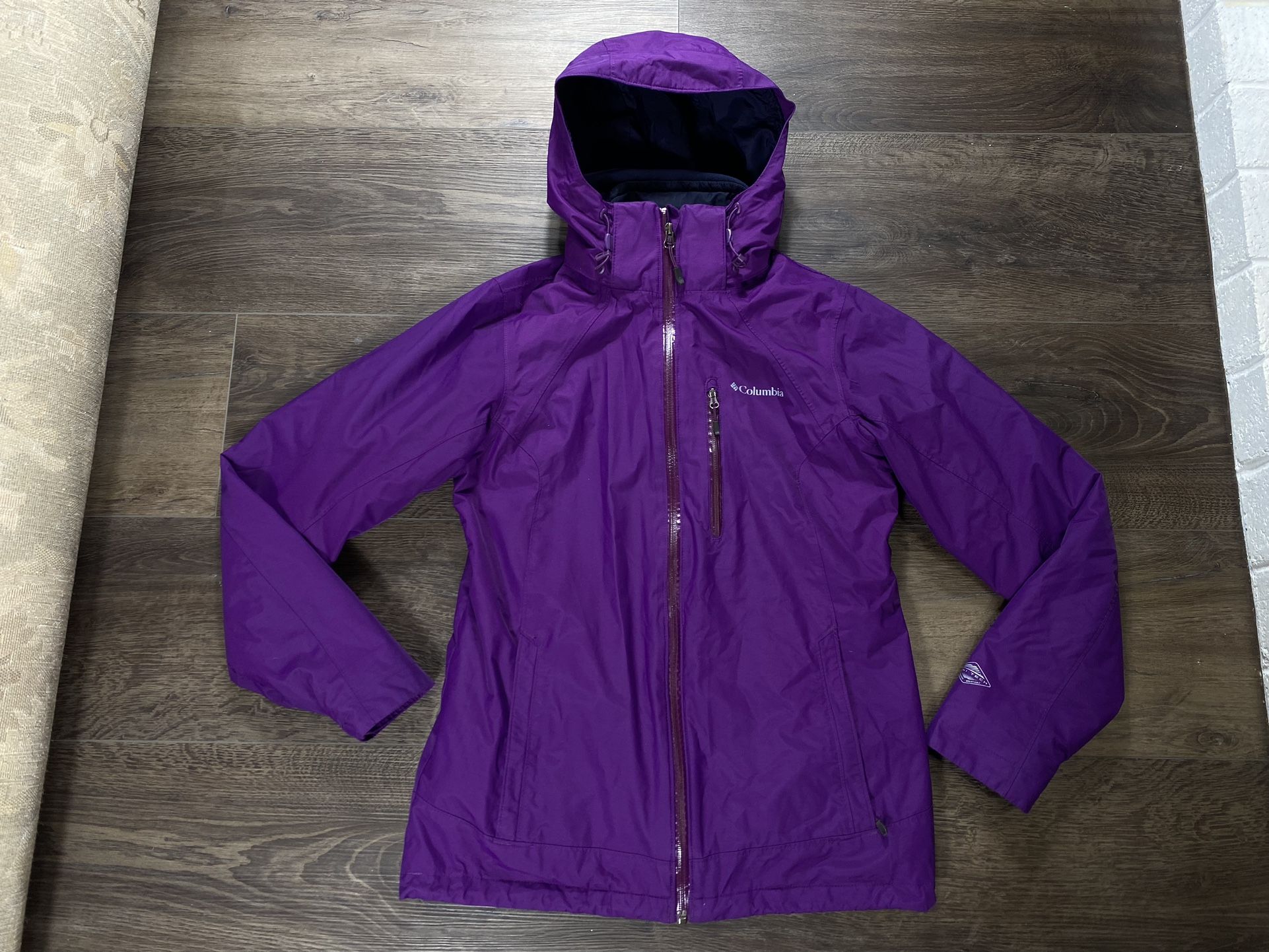 Columbia Nordic Point II Purple Interchangeable 3 In 1 Jacket Women’s Medium