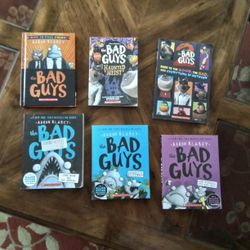 Kids Bad Guy Book Lot  (6)