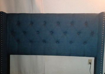 Blue Full size headboard