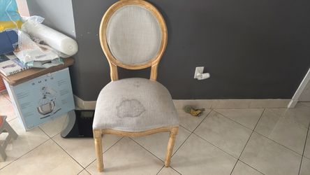 Set of 4 Louis XVI French Country Oval-Back Dining Chairs (Restoration Project)