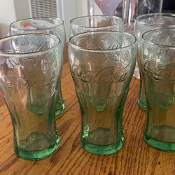 6small Coca Cola Glasses