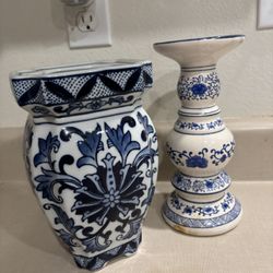 Flower Vase And Candle Stand