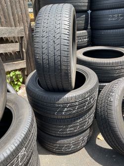 265/50/20 Bridgestone ecopia 265/50R20 set of 4 matching used tires in great condition 300$ for 4 tires plus tax. Mount available but not included. Wh