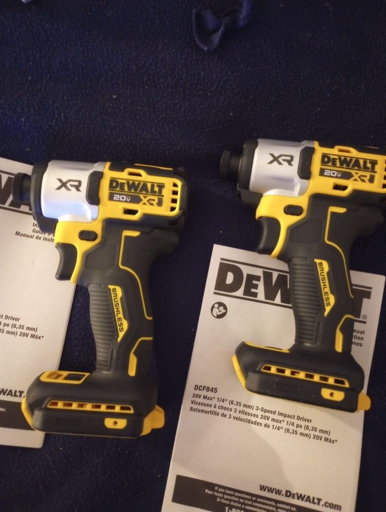 DeWalt XR Drivers $75 Each