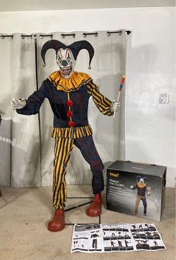 6 Ft NIBBLES the Clown Halloween Animatronic