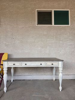 Farmhouse Writing Desk with 3 Drawers