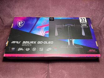 MSI MPG321URX QD-OLED 32" 4K UHD Quantum Dot OLED Gaming Monitor 3840x2160 0.03ms 240Hz *WARRANTY*