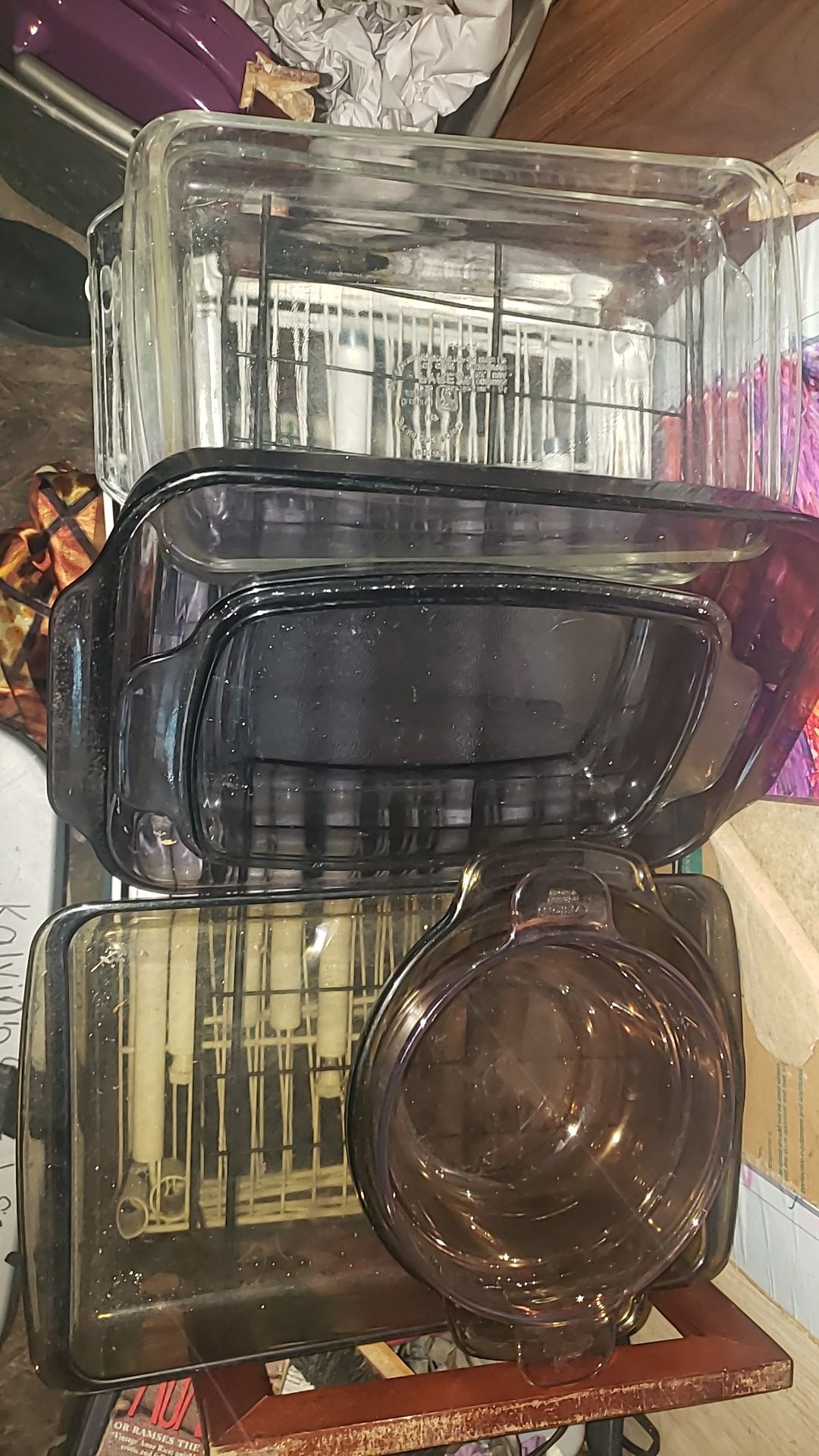 7pyrex pans