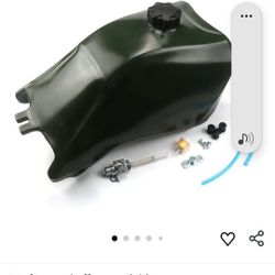 Plastic Gas Fuel Tank Fourtrax Beige With Petcock Fit For Honda Trx(contact info removed)-2000