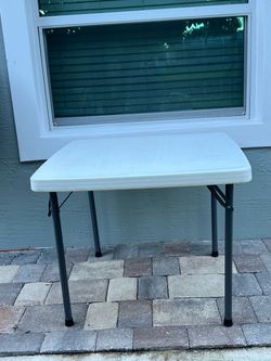 Lifetime 37 Inch Square Card Table, Almond