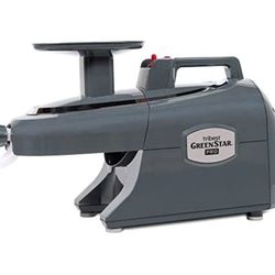 Tribest Greenstar GS-P502-B Pro Jumbo Slow Masticating Juicer, Twin Gear Cold Press Juicer