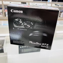 Canon Power Shot G7x Mark III 