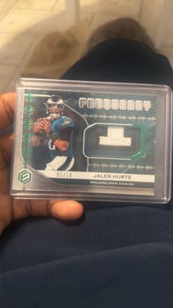 Sports card Jalen hurts