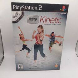 Eye Toy Kinetic Bundle BigPlayStation 2 PS2 2005 Personal Fitness PS