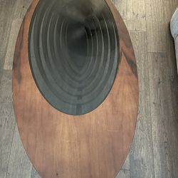 Wood/ Glass Coffee Table 