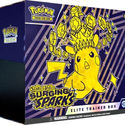 Elite Trainer Box Pokemon Surging Sparks ETB