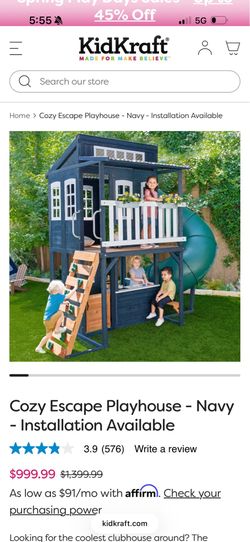 Kid Kraft Cozy Escape Playhouse