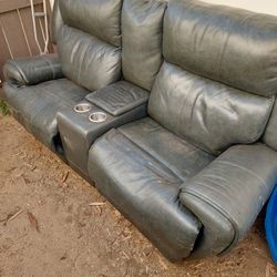 Leather Reclining Sofa Free