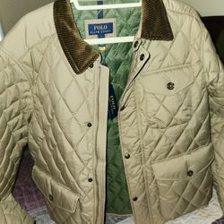 Polo Ralph Lauren Beaton Water Repellent Jacket Diamond Quilted Mens Size Large NEW 