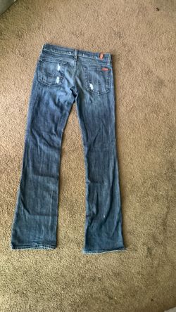 Dark wash flare jeans