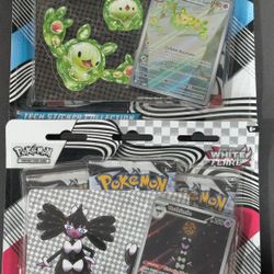 Pokemon White Flare/Black Bolt Tech Sticker Collection 