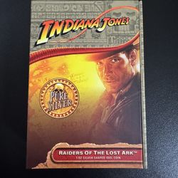 2023 - 1 Oz Silver - Indiana Jones Raiders Of The Lost Ark - Idol - Gold Gilded Coin With Box & COA