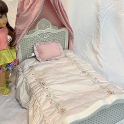 American Girl Canopy Bed For Samantha Doll *bed only*