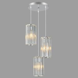 Chrome Pendant Lighting Modern Pendant Light, Mini Crystal Chandeliers,Adjustable Pendant Light Fixture for Kitchen Island Dinning Room Corridor Bedro