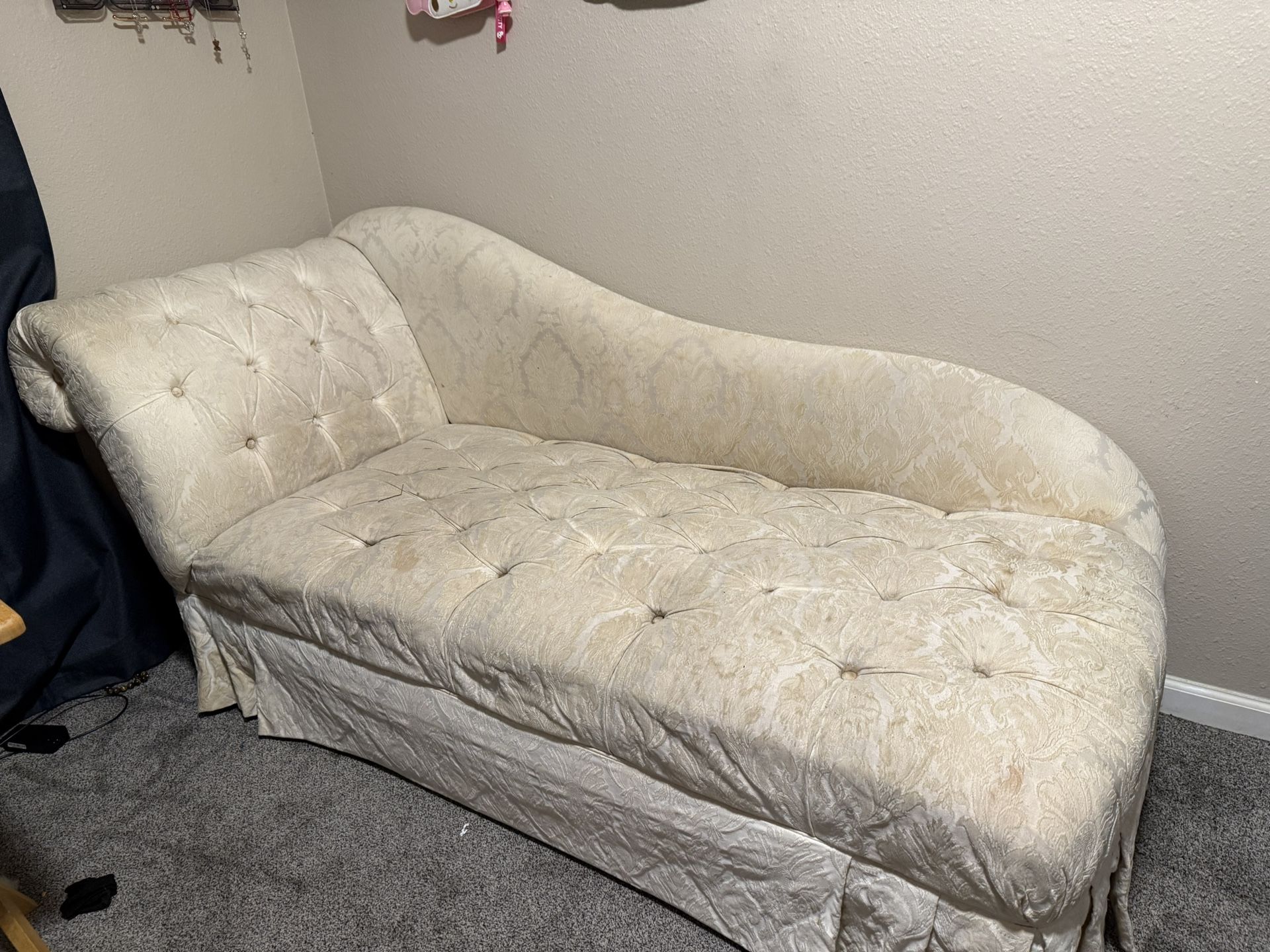 Offwhite Loveseat Couch