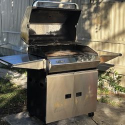 Turbo Grill Comes With Grilling Utensils As Well As 2 Empty Propane Tanks 