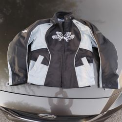 Frank Thomas Lady Rider Motor Cycle Jacket/LS Size In Lady's 
