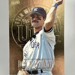 1996 Fleer Ultra GOLD MEDALLION EDITION #101 Don Mattingly Yankees RARE PARALLEL