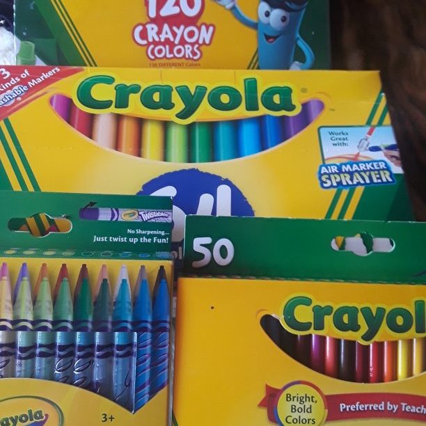 Crayons and Markers