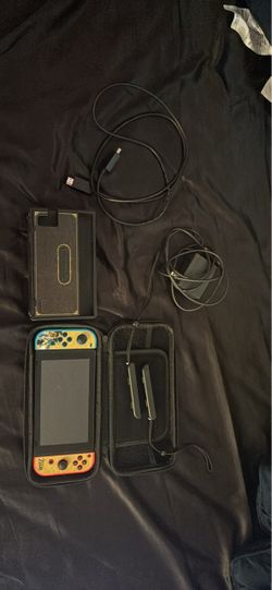 Nintendo Switch V2 + Zelda TOTK + Accessories