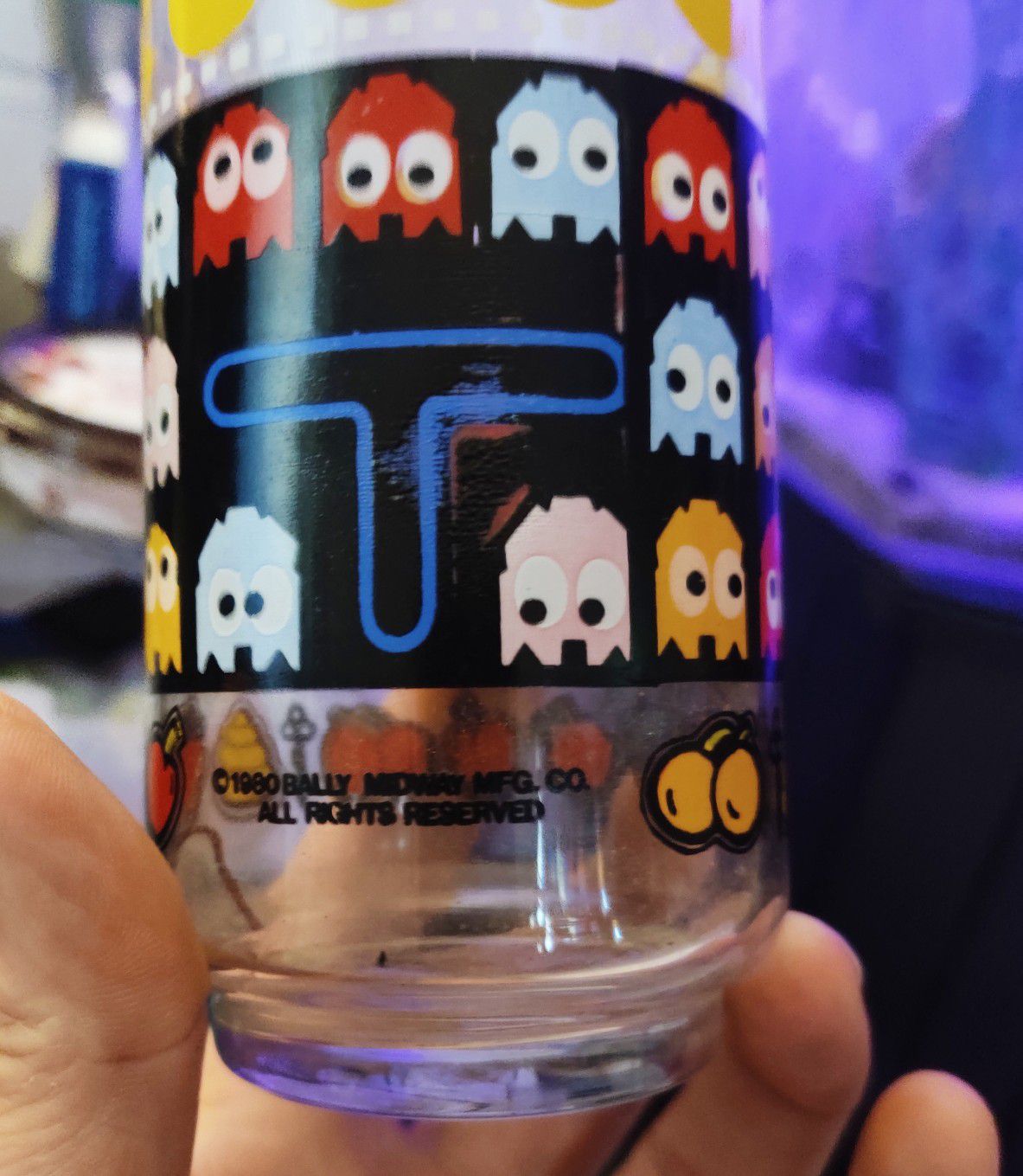 PacMan Collectible Glass 80's
