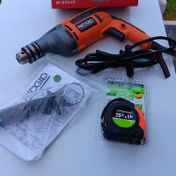 Ridgid Drill And Bauer Sender 