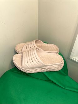 HOKA Ora Slide Foam Orthopedic Recovery pink Sandals Size-8 Women’s pre~owned
