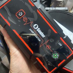 Jump Starter 3000A for 8.0L Gas 4.0L Diesel 12V Lithium Jump Box, Portable Power Bank with Emergency Light