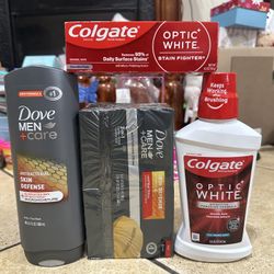 $16 Men’s Hygiene Bundle Dove And Colgate 