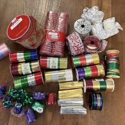 Christmas Gift Wrap Ribbon