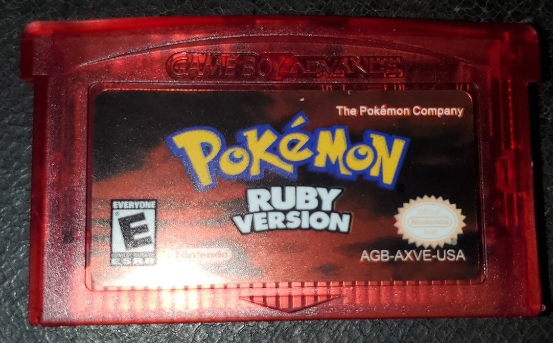 Pokemon Ruby GBA Video Game Cartridge Gameboy Advance