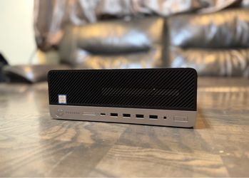 HP Prodesk 600 G4 SFF Core i7 8th gen. 16GB RAM 500GB SSD Windows 11 dual display desktop computer