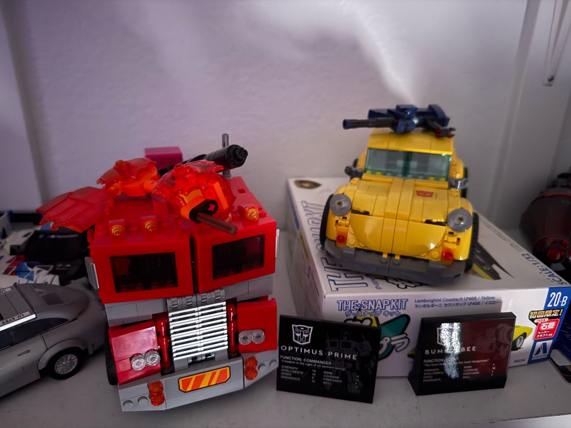 Lego Transformers (Optimus prime/Bumblebee)