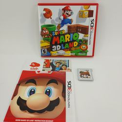 Super Mario 3D Land Complete CIB Nintendo 3DS Authentic