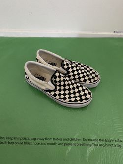 Checkered Vans Slip On (8.0)