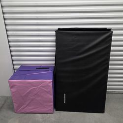 Gymnastics Mats Bundle - Tumbling Mat And Cheese Wedge Mat