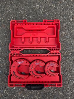 Set of 3 copper cutters