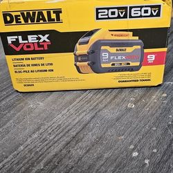 DEWALT 20VMAX/60VMAX FLEX VOLT AH9.0 BRAND NEW 