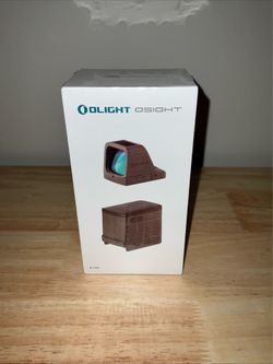 Olight Osight Green Flat Dark Earth, See Power, 3MOA, Magnetic Charging Cover